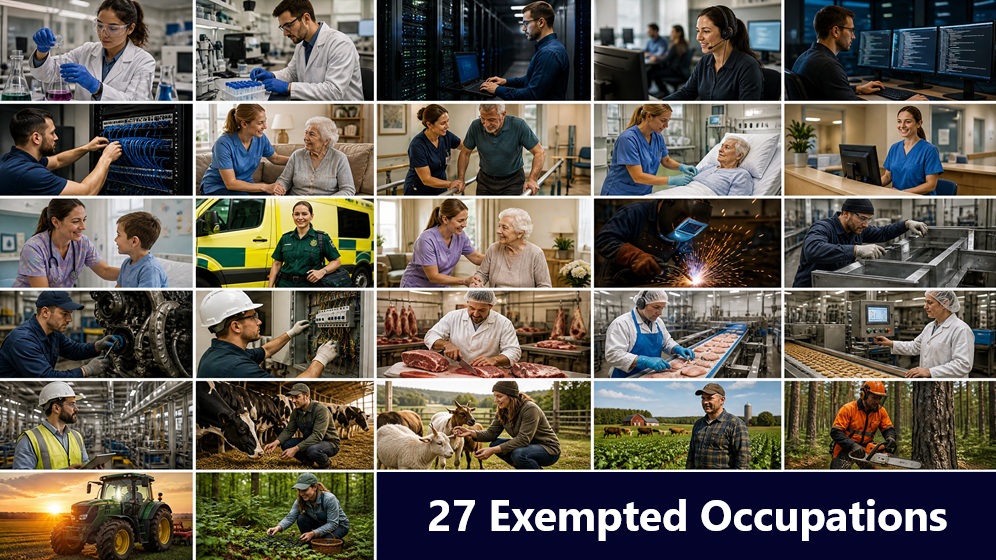 Sweden 27 Exempt Occupations and Exact Requirements – Work Permit 2026